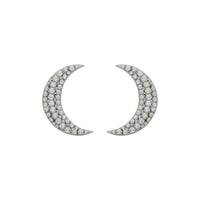 Zoe & Morgan Moonlight Stud Earrings - Sterling Silver-Earrings-Walker & Hall