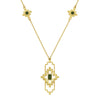 Zoe & Morgan Munay Necklace - Gold Plated & Chrome Diopside - Necklace - Walker & Hall