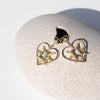 Zoe & Morgan Shining Heart Earrings - Gold Plated - Earrings - Walker & Hall