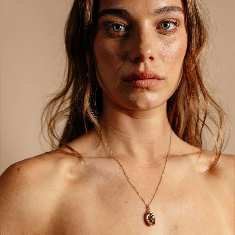 Zoe & Morgan Soul Paua Necklace - Gold Vermeil - Necklace - Walker & Hall