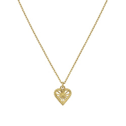 Zoe & Morgan x Walker & Hall Sweet Heart Necklace - Gold Plated - Necklace - Walker & Hall