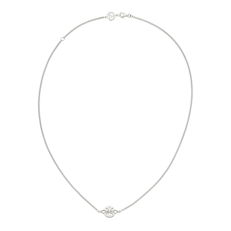 Zoe & Morgan x Walker & Hall Zia Necklace - Sterling Silver - Necklace - Walker & Hall