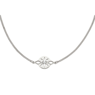 Zoe & Morgan x Walker & Hall Zia Necklace - Sterling Silver - Necklace - Walker & Hall