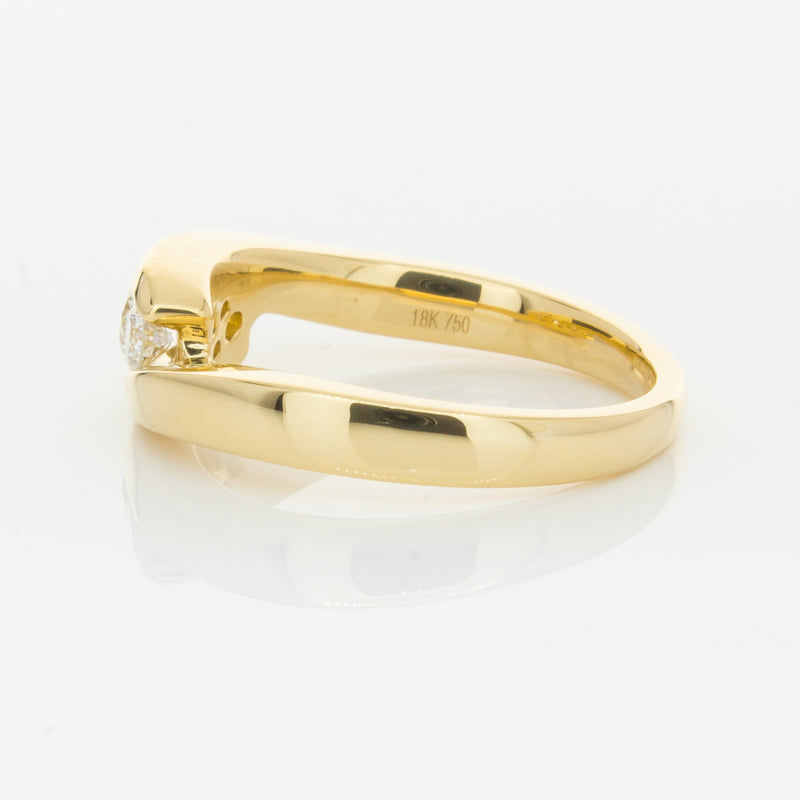 18ct Yellow Gold .49ct Diamond Equinox Ring-Ring-Walker & Hall