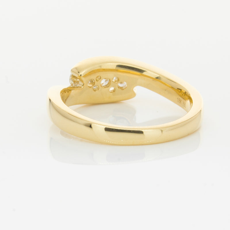 18ct Yellow Gold .49ct Diamond Equinox Ring-Ring-Walker & Hall