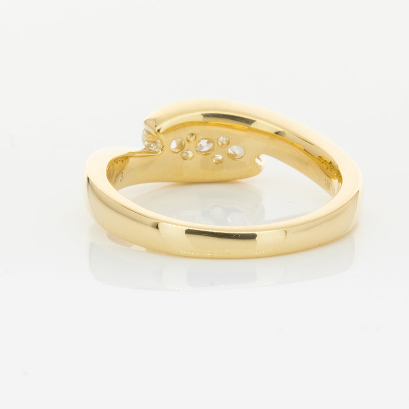 18ct Yellow Gold .49ct Diamond Equinox Ring-Ring-Walker & Hall