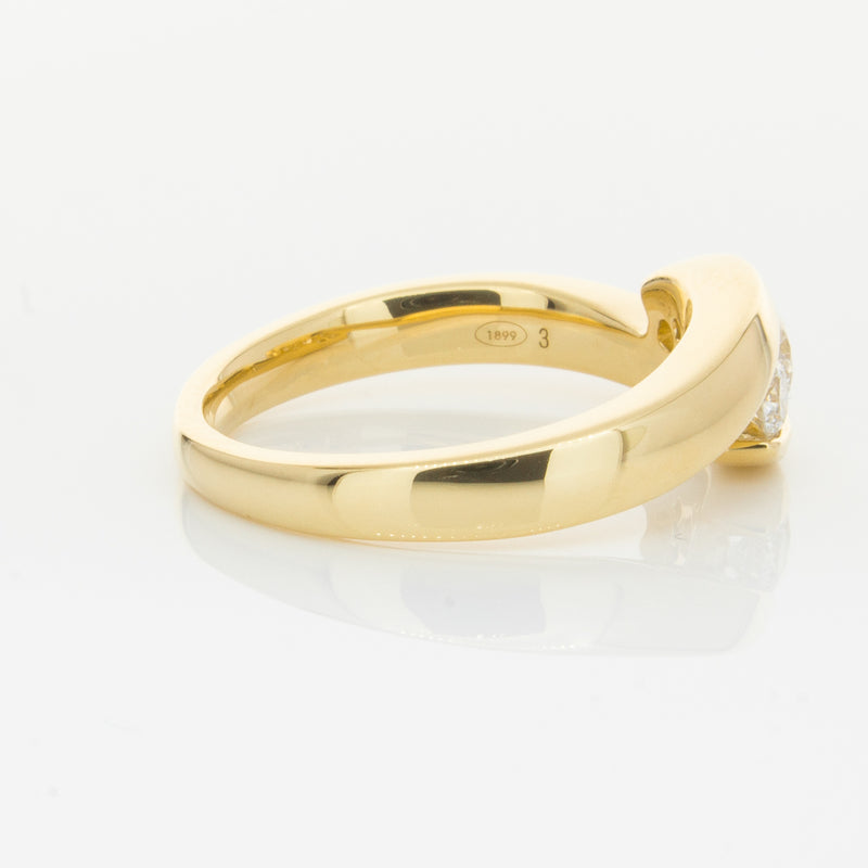 18ct Yellow Gold .49ct Diamond Equinox Ring-Ring-Walker & Hall