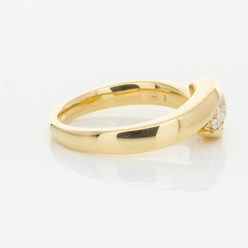 18ct Yellow Gold .49ct Diamond Equinox Ring-Ring-Walker & Hall