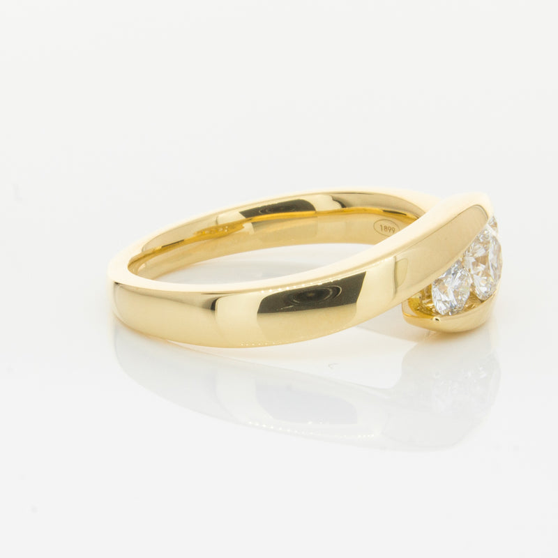 18ct Yellow Gold .49ct Diamond Equinox Ring-Ring-Walker & Hall