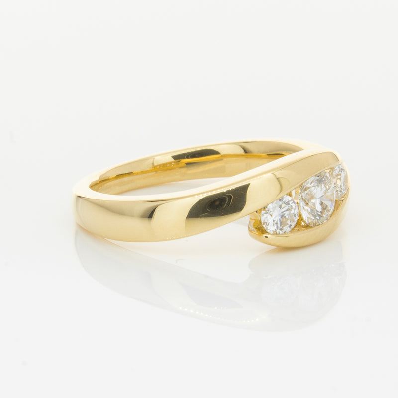 18ct Yellow Gold .49ct Diamond Equinox Ring-Ring-Walker & Hall