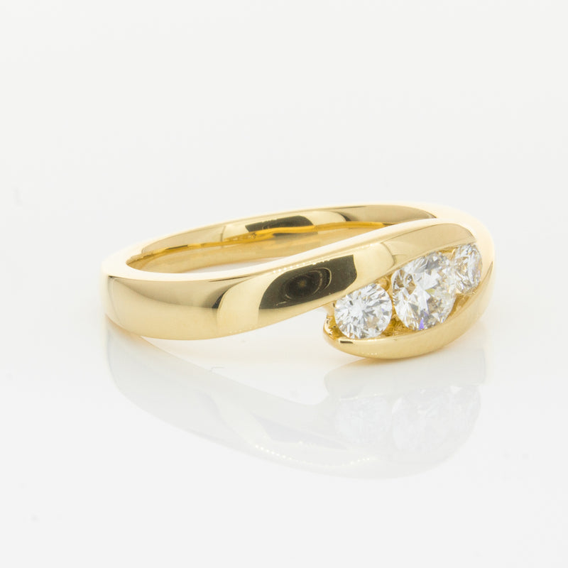 18ct Yellow Gold .49ct Diamond Equinox Ring-Ring-Walker & Hall