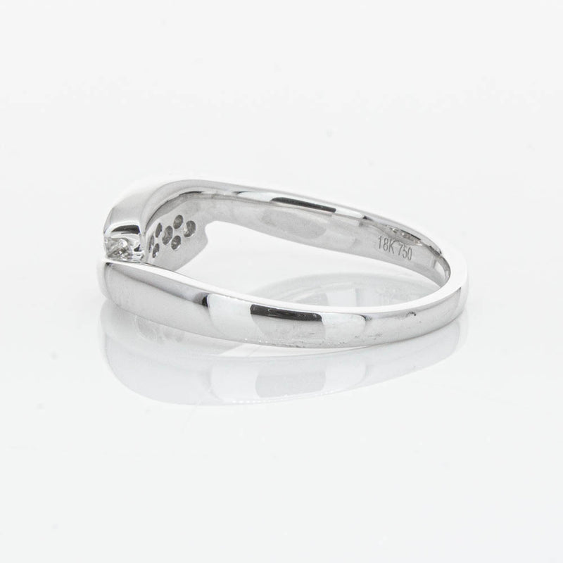 18ct White Gold Diamond Solstice Ring-Ring-Walker & Hall