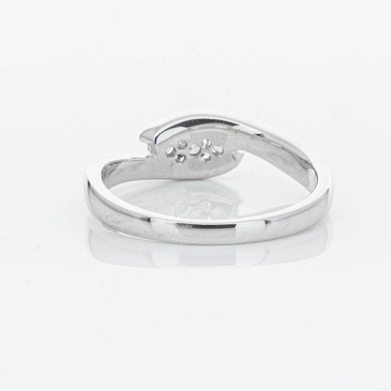 18ct White Gold Diamond Solstice Ring-Ring-Walker & Hall