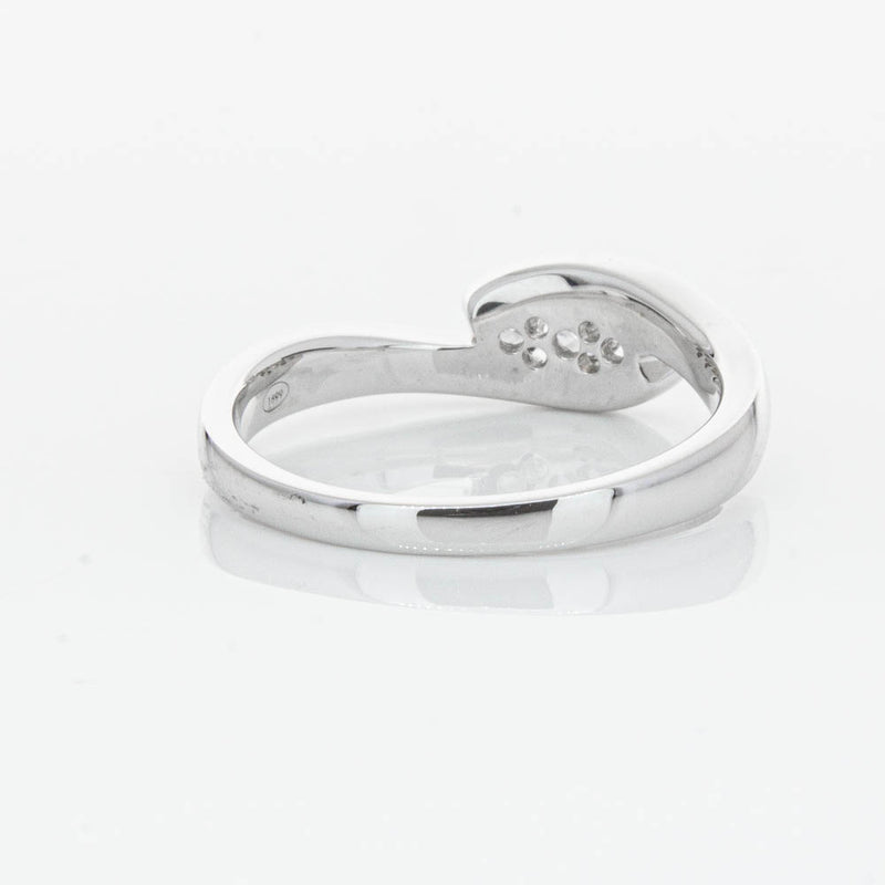 18ct White Gold Diamond Solstice Ring-Ring-Walker & Hall