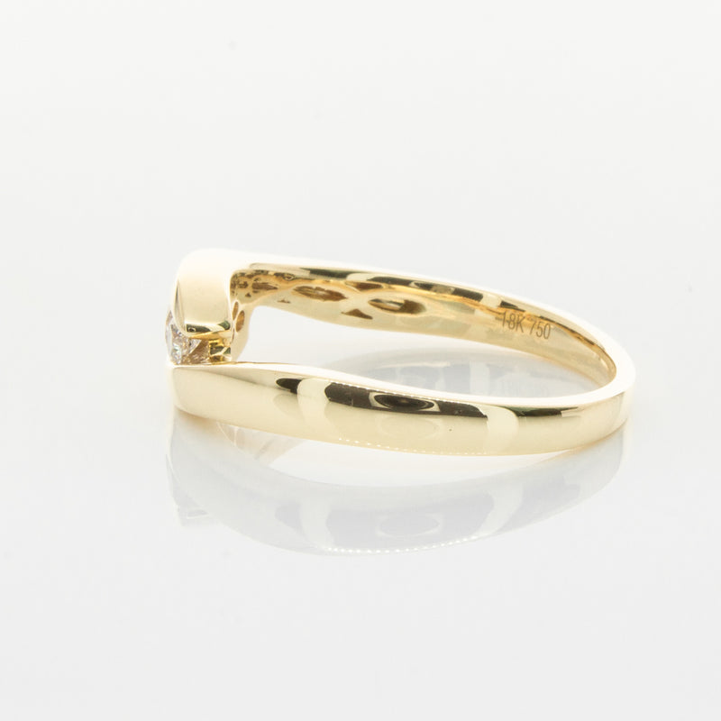 18ct Yellow Gold Diamond Solstice Ring-Ring-Walker & Hall