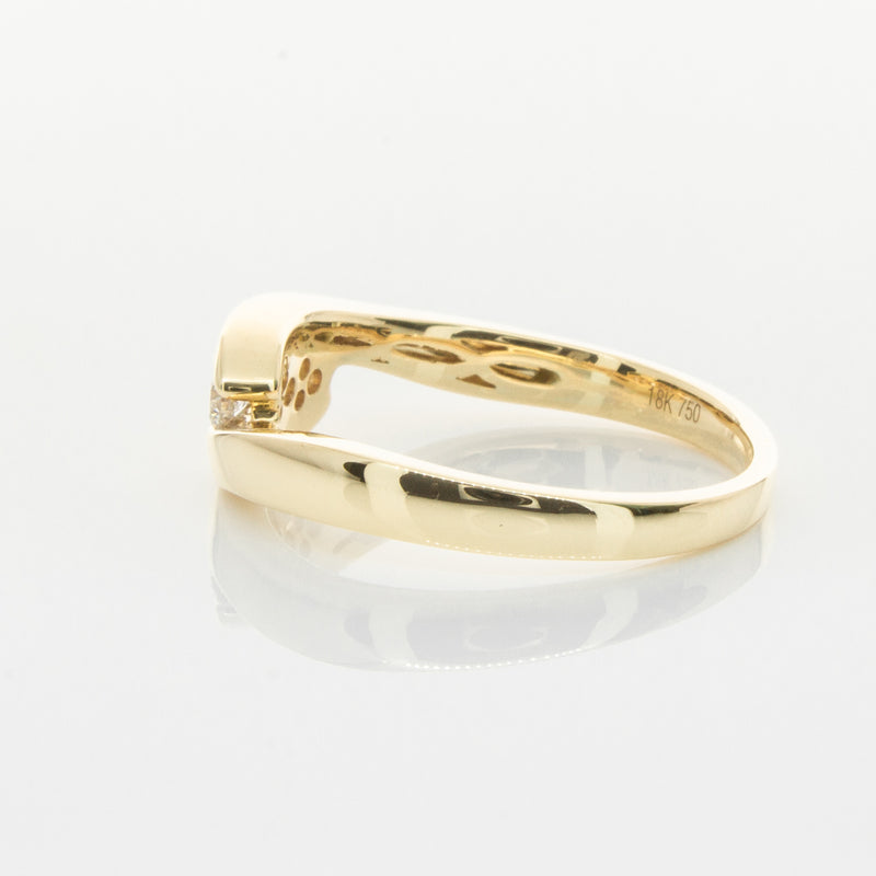 18ct Yellow Gold Diamond Solstice Ring-Ring-Walker & Hall