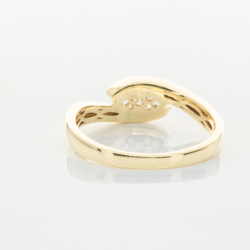 18ct Yellow Gold Diamond Solstice Ring-Ring-Walker & Hall