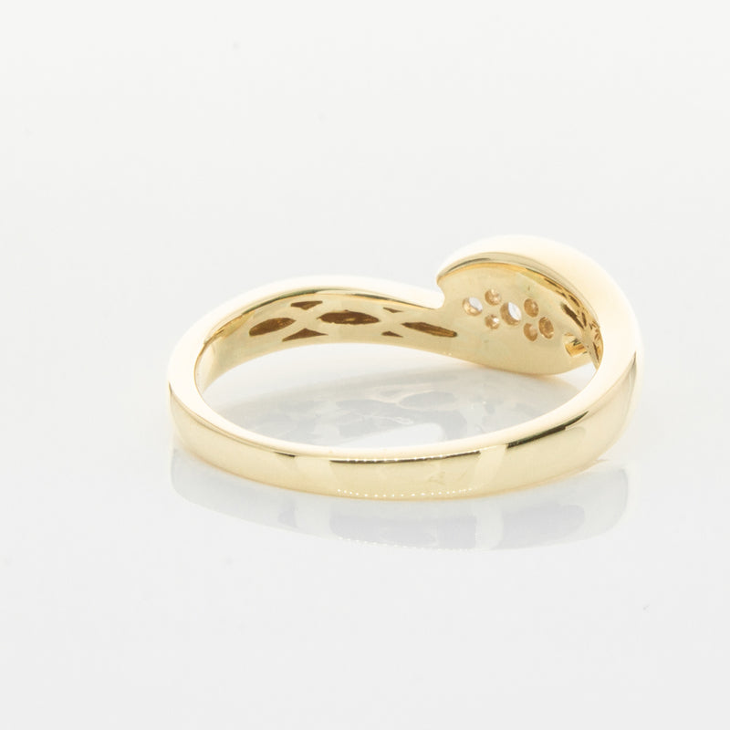 18ct Yellow Gold Diamond Solstice Ring-Ring-Walker & Hall