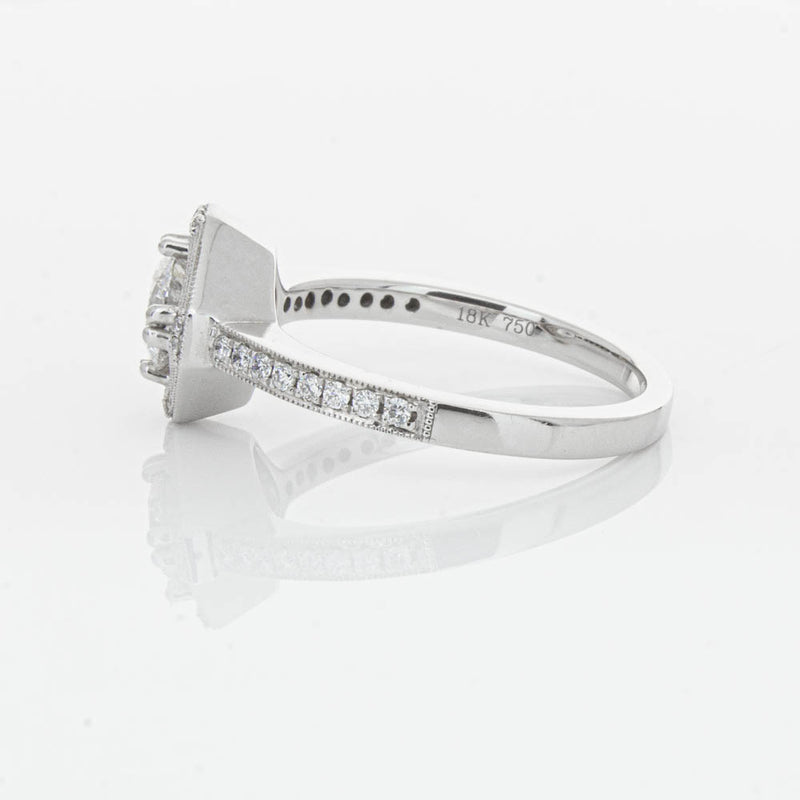 18ct White Gold Diamond Ring-Ring-Walker & Hall