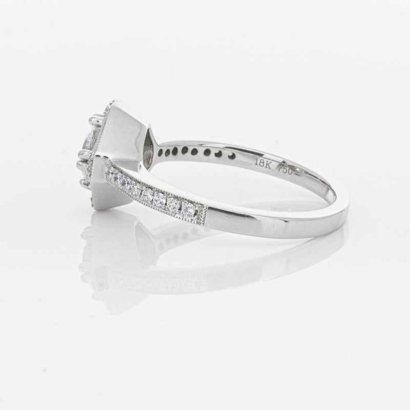 18ct White Gold Diamond Ring-Ring-Walker & Hall