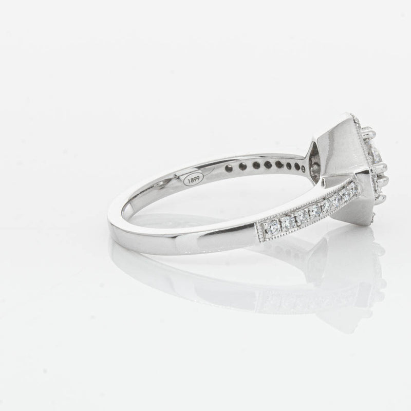 18ct White Gold Diamond Ring-Ring-Walker & Hall