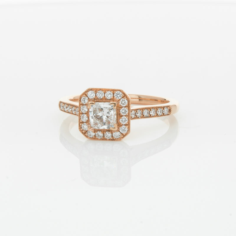 18ct Rose Gold .50ct Diamond Mandalay Ring-Ring-Walker & Hall