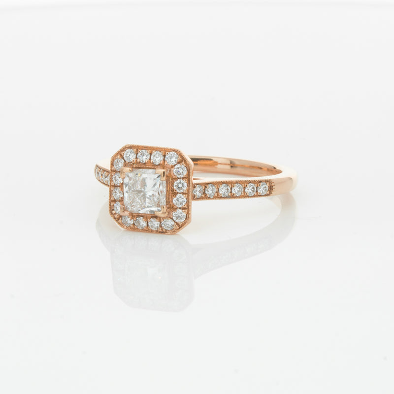 18ct Rose Gold .50ct Diamond Mandalay Ring-Ring-Walker & Hall