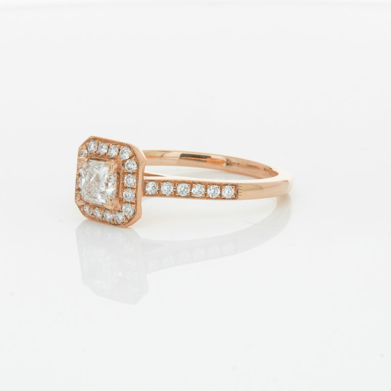 18ct Rose Gold .50ct Diamond Mandalay Ring-Ring-Walker & Hall