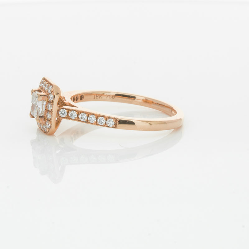 18ct Rose Gold .50ct Diamond Mandalay Ring-Ring-Walker & Hall