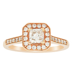 18ct Rose Gold .50ct Diamond Mandalay Ring - Ring - Walker & Hall