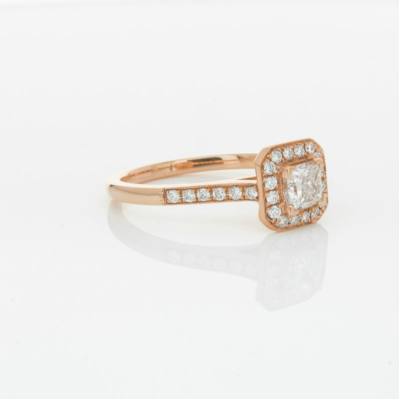 18ct Rose Gold .50ct Diamond Mandalay Ring-Ring-Walker & Hall