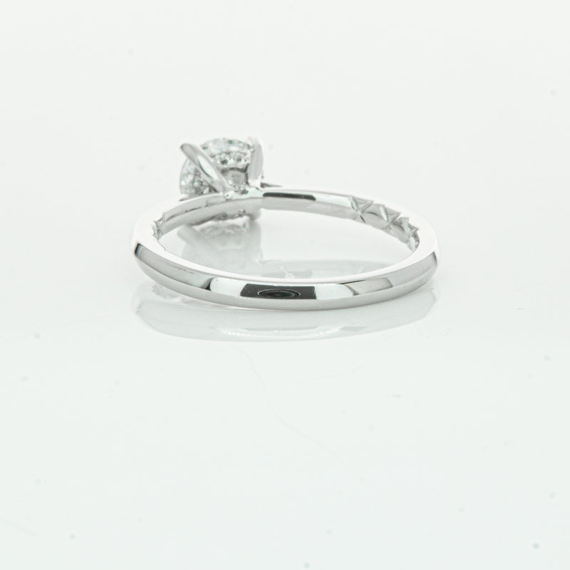 18ct White Gold 1.01ct Flawless Diamond Ring-Ring-Walker & Hall