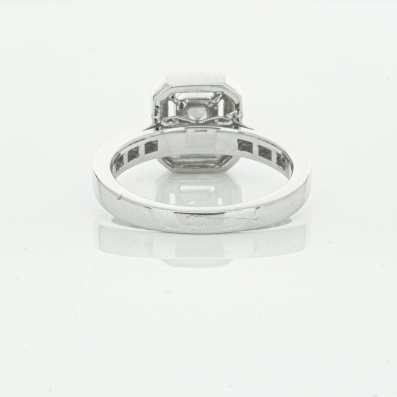 18ct White Gold Diamond Baguette Cut Ring-Ring-Walker & Hall