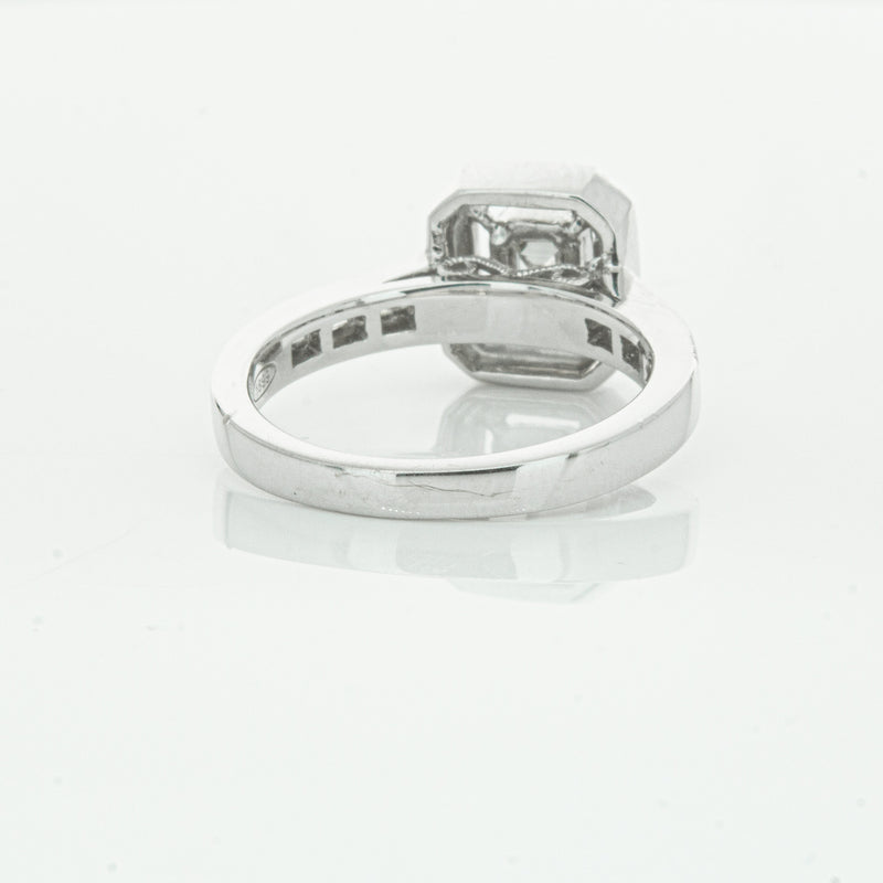 18ct White Gold Diamond Baguette Cut Ring-Ring-Walker & Hall
