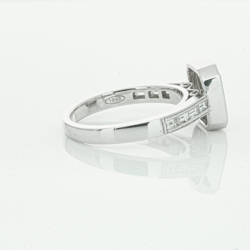 18ct White Gold Diamond Baguette Cut Ring-Ring-Walker & Hall