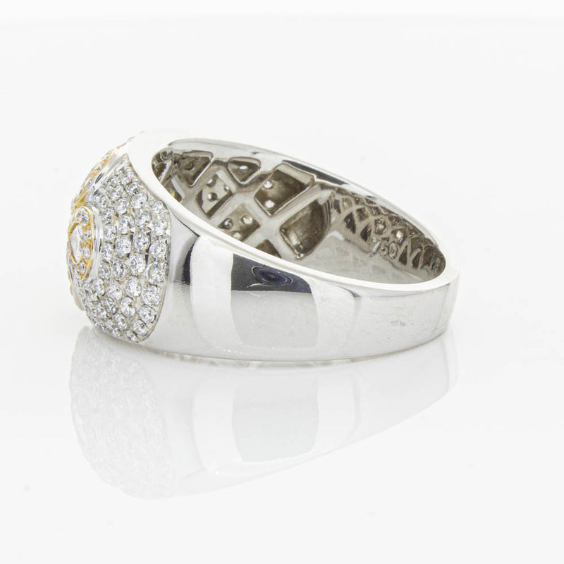 18ct White & Rose Gold 1.43ct Diamond Ring-Ring-Walker & Hall