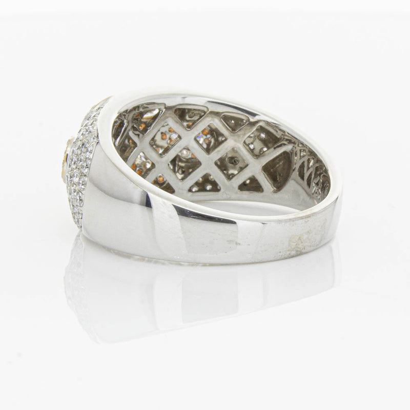 18ct White & Rose Gold 1.43ct Diamond Ring-Ring-Walker & Hall