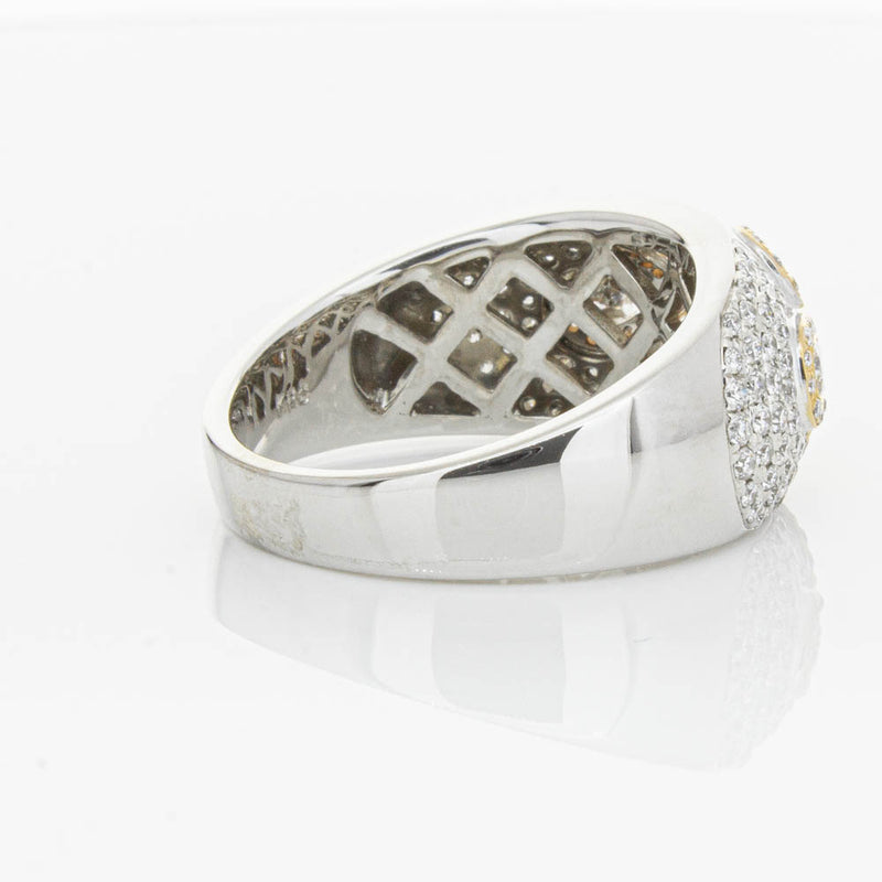 18ct White & Rose Gold 1.43ct Diamond Ring-Ring-Walker & Hall