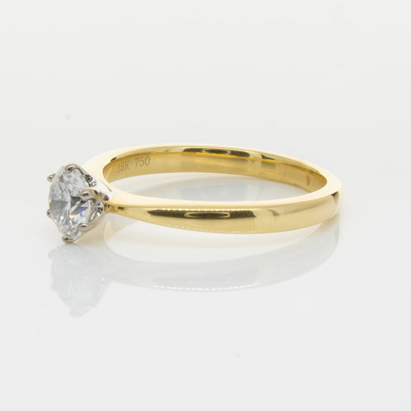 18ct Yellow Gold .70ct Diamond Nova Ring-Ring-Walker & Hall