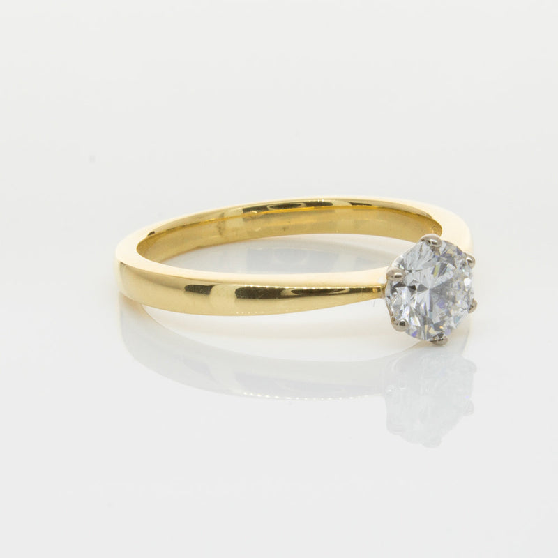 18ct Yellow Gold .70ct Diamond Nova Ring-Ring-Walker & Hall