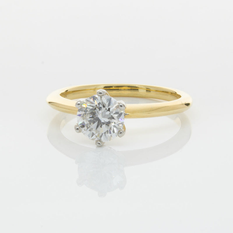 18ct Yellow Gold 1.01ct Diamond Cosmopolitan Ring-Ring-Walker & Hall