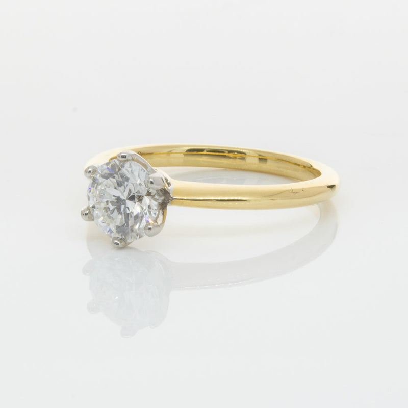 18ct Yellow Gold 1.01ct Diamond Cosmopolitan Ring-Ring-Walker & Hall