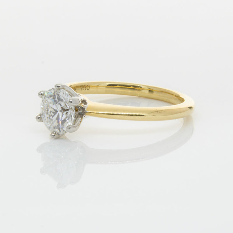 18ct Yellow Gold 1.01ct Diamond Cosmopolitan Ring-Ring-Walker & Hall