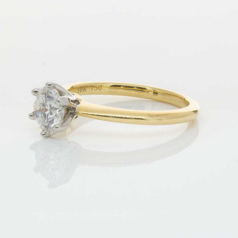 18ct Yellow Gold 1.01ct Diamond Cosmopolitan Ring-Ring-Walker & Hall