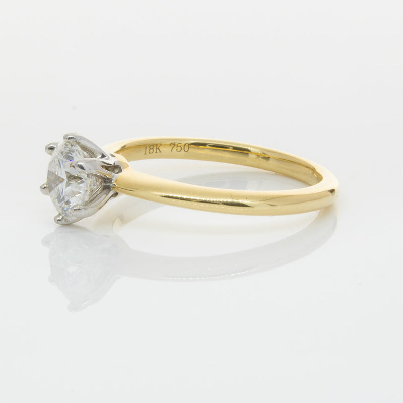 18ct Yellow Gold 1.01ct Diamond Cosmopolitan Ring-Ring-Walker & Hall