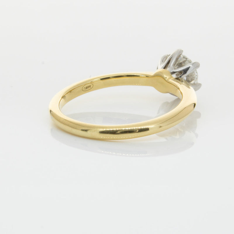 18ct Yellow Gold 1.01ct Diamond Cosmopolitan Ring-Ring-Walker & Hall