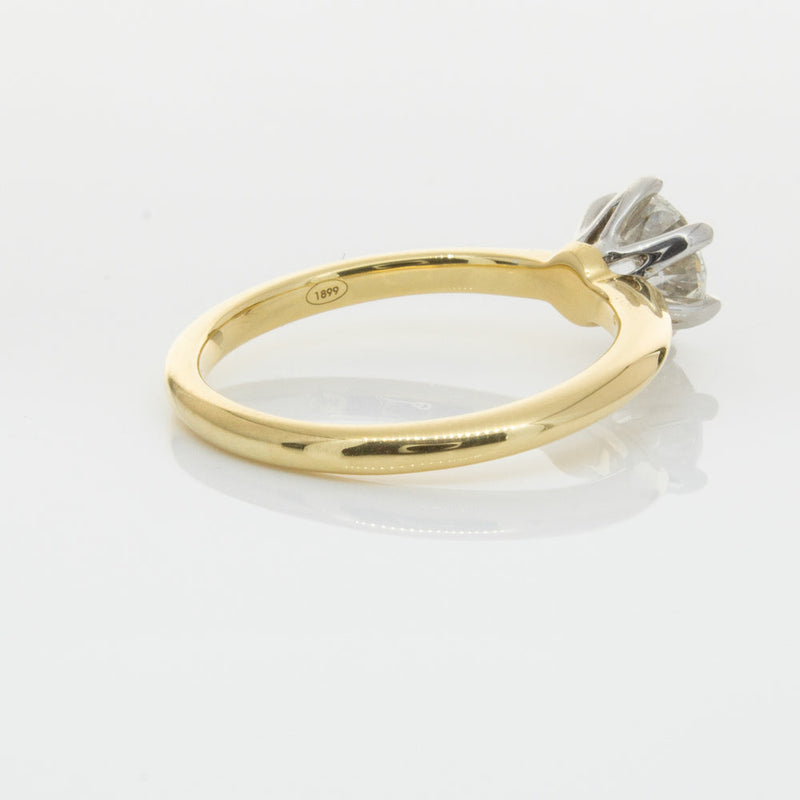 18ct Yellow Gold 1.01ct Diamond Cosmopolitan Ring-Ring-Walker & Hall