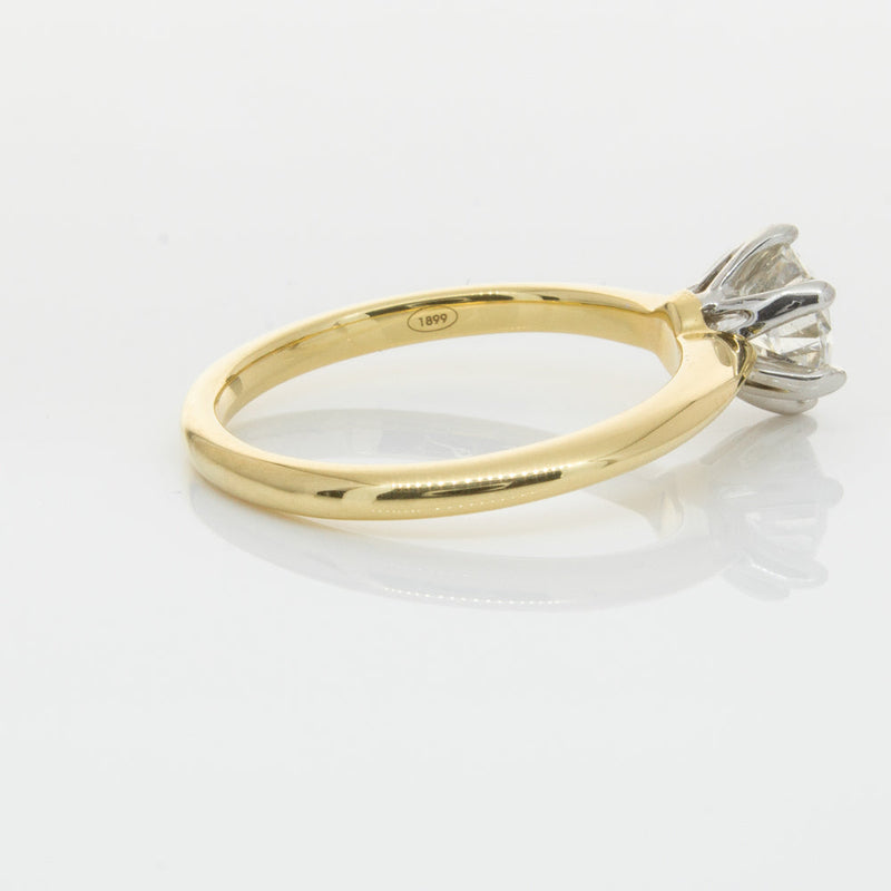 18ct Yellow Gold 1.01ct Diamond Cosmopolitan Ring-Ring-Walker & Hall