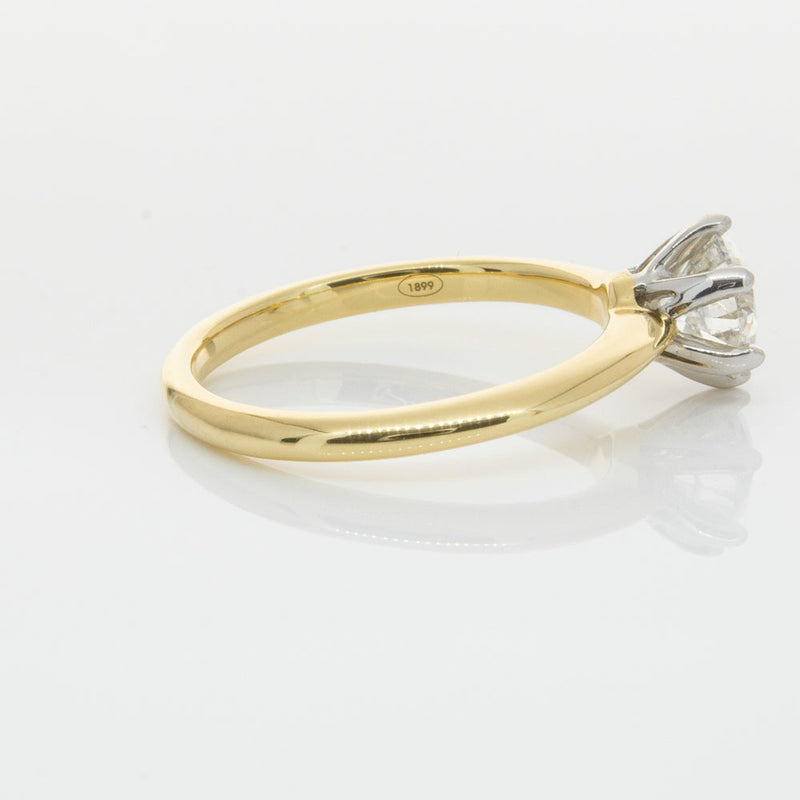 18ct Yellow Gold 1.01ct Diamond Cosmopolitan Ring-Ring-Walker & Hall