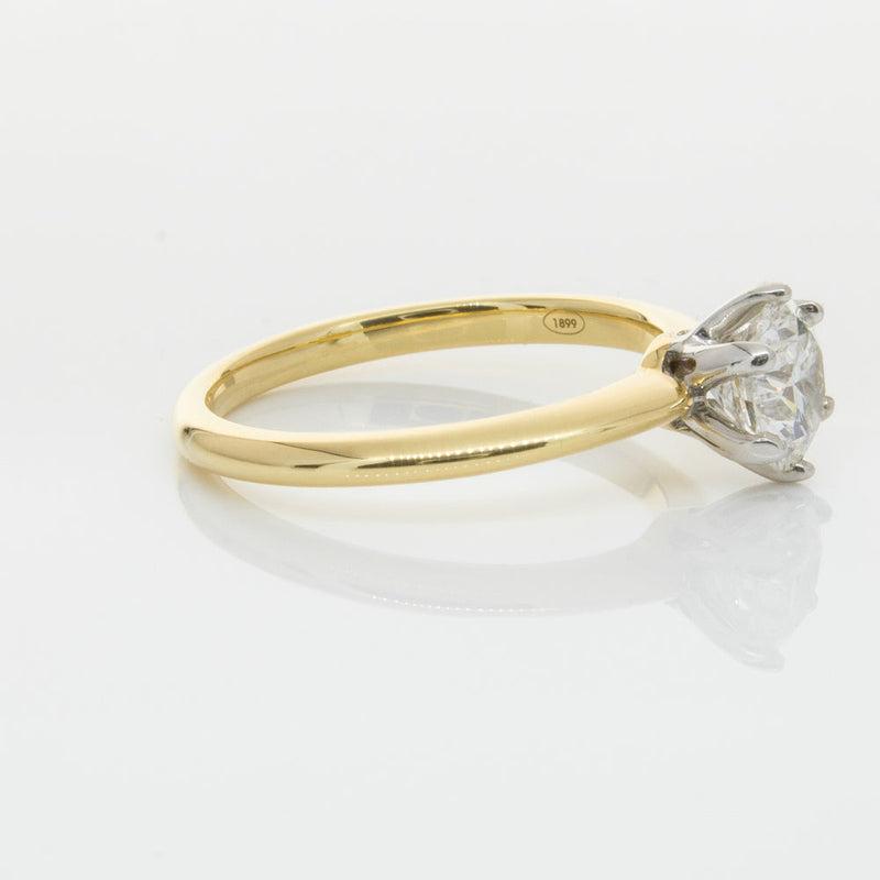 18ct Yellow Gold 1.01ct Diamond Cosmopolitan Ring-Ring-Walker & Hall